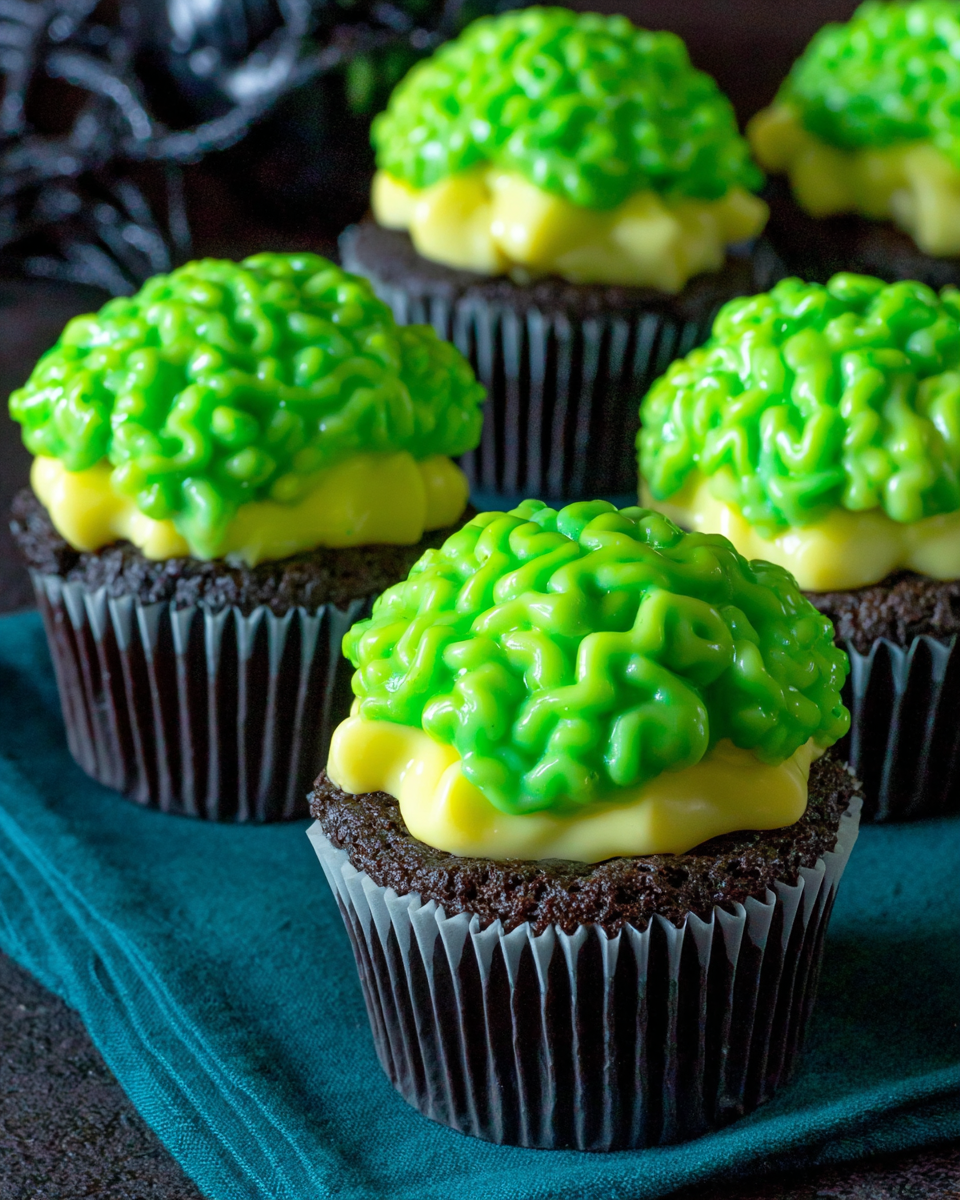 Best Green Zombie Brain Cupcakes Recipe (Easy, Step-by-Step)