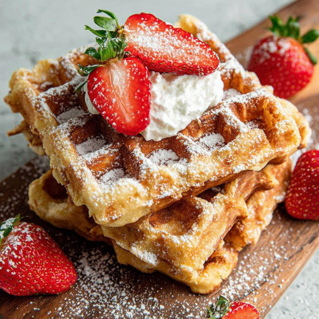 Delightful Croissant Waffles for Weekend Brunch