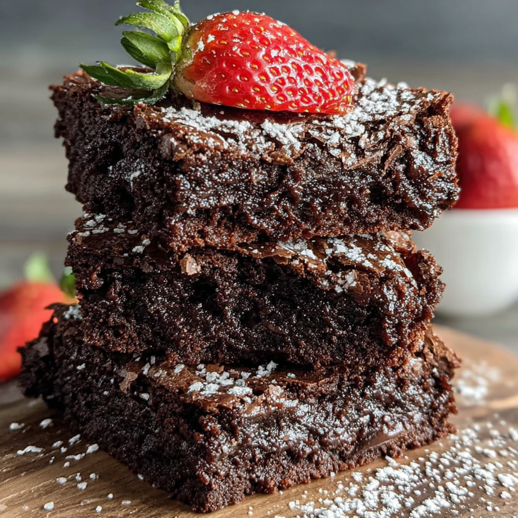 Indulgent Zero-Sugar Greek Yogurt Brownies