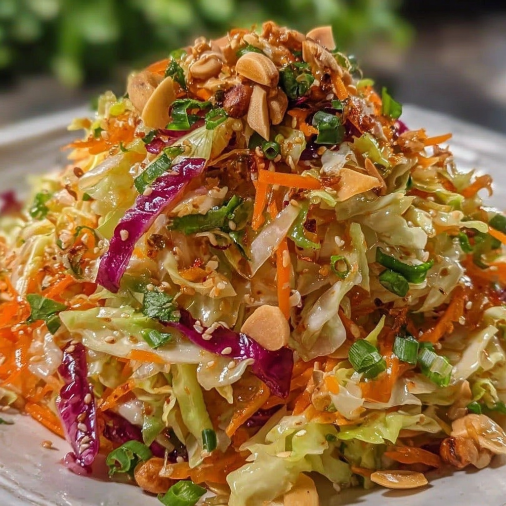 Refreshing Easy Asian Cabbage Slaw Recipe