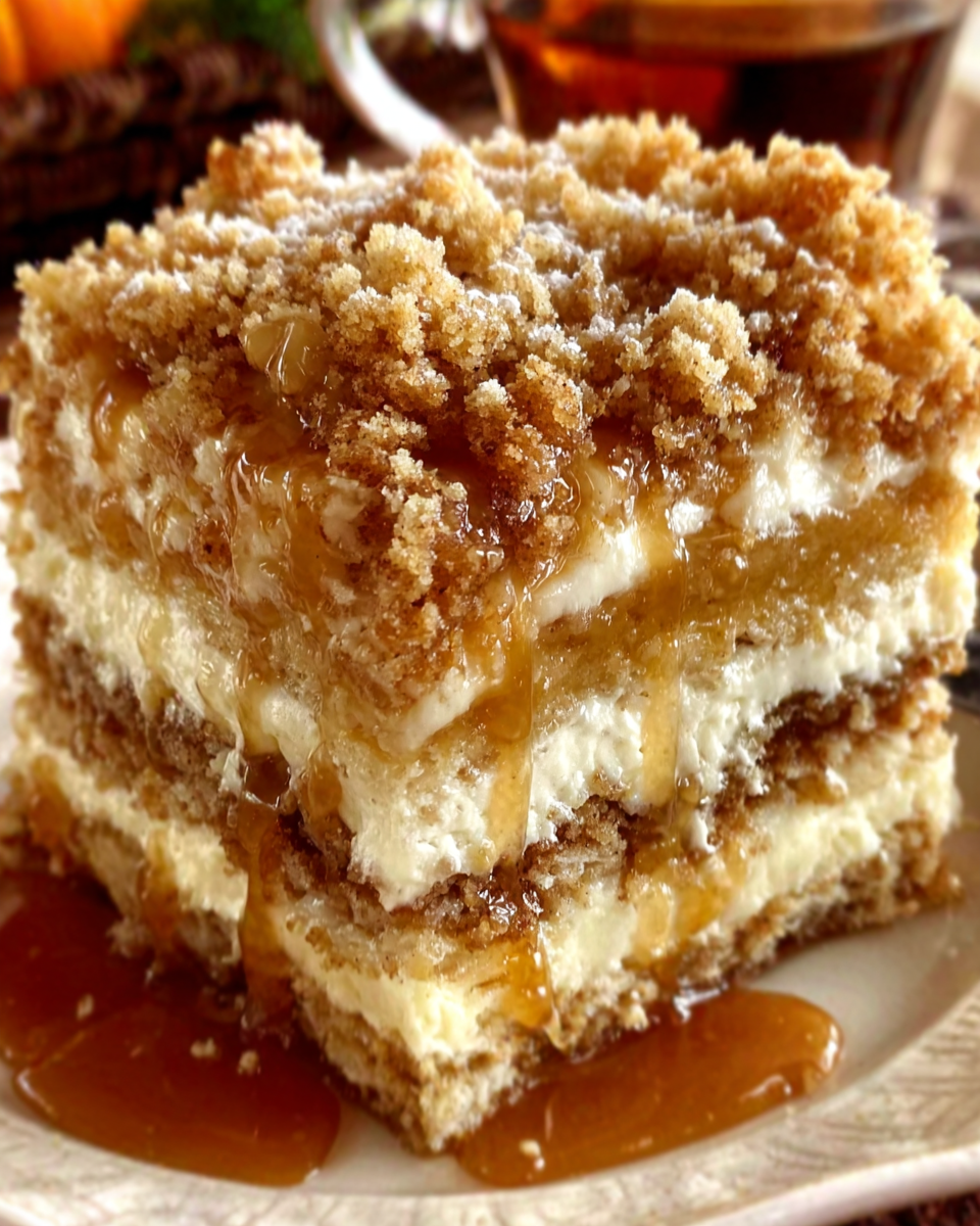 Autumn Pumpkin Spice Crumble Cake in 30 Minutes