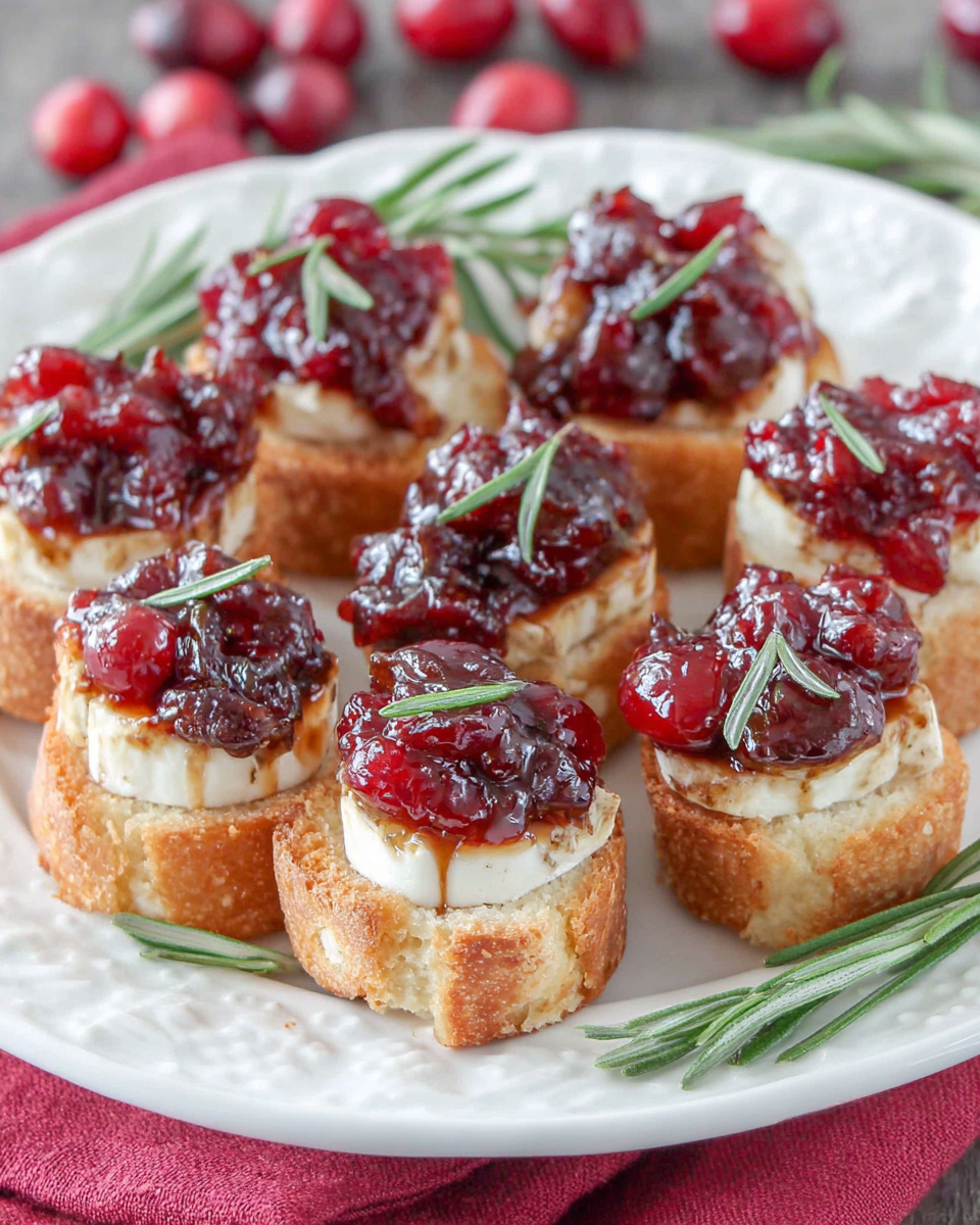 Baked Cranberry Brie Bites: Easy 5-Ingredient Appetizer