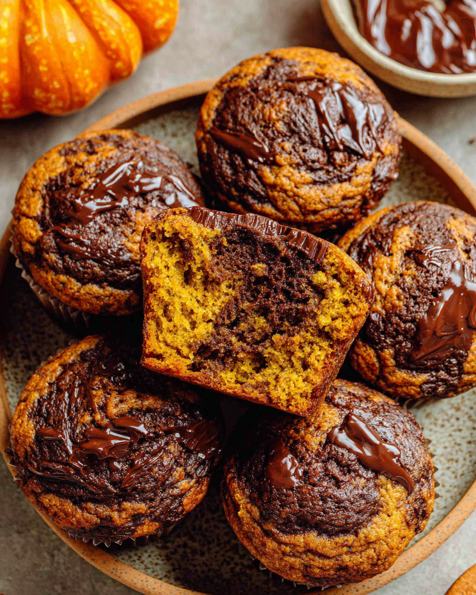 Chocolate Pumpkin Muffins for Delicious Fall Baking