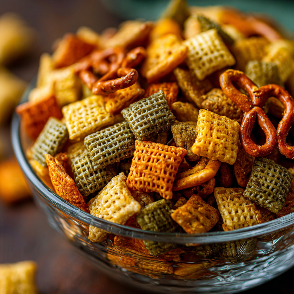 Crafting Savory Dill Pickle Chex Mix at Home