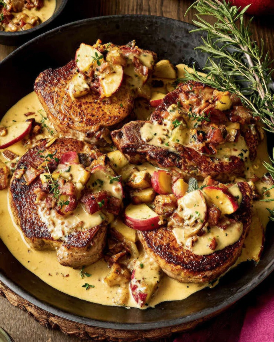 Cranberry Orange Chicken in a Skillet