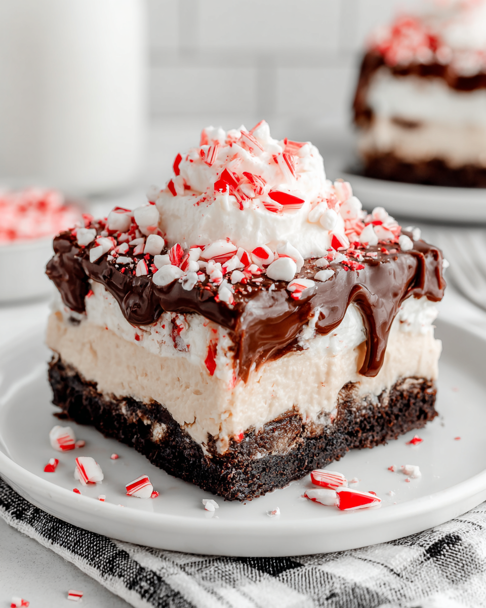 Decadent Chocolate Peppermint Lasagna for the Holidays