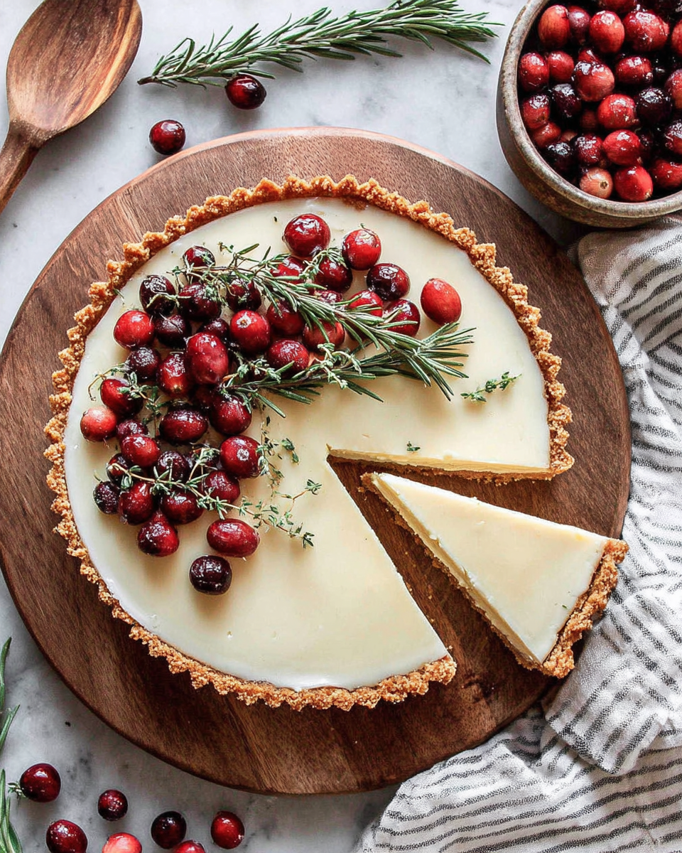 Decadent Cranberry White Chocolate Tart Recipe