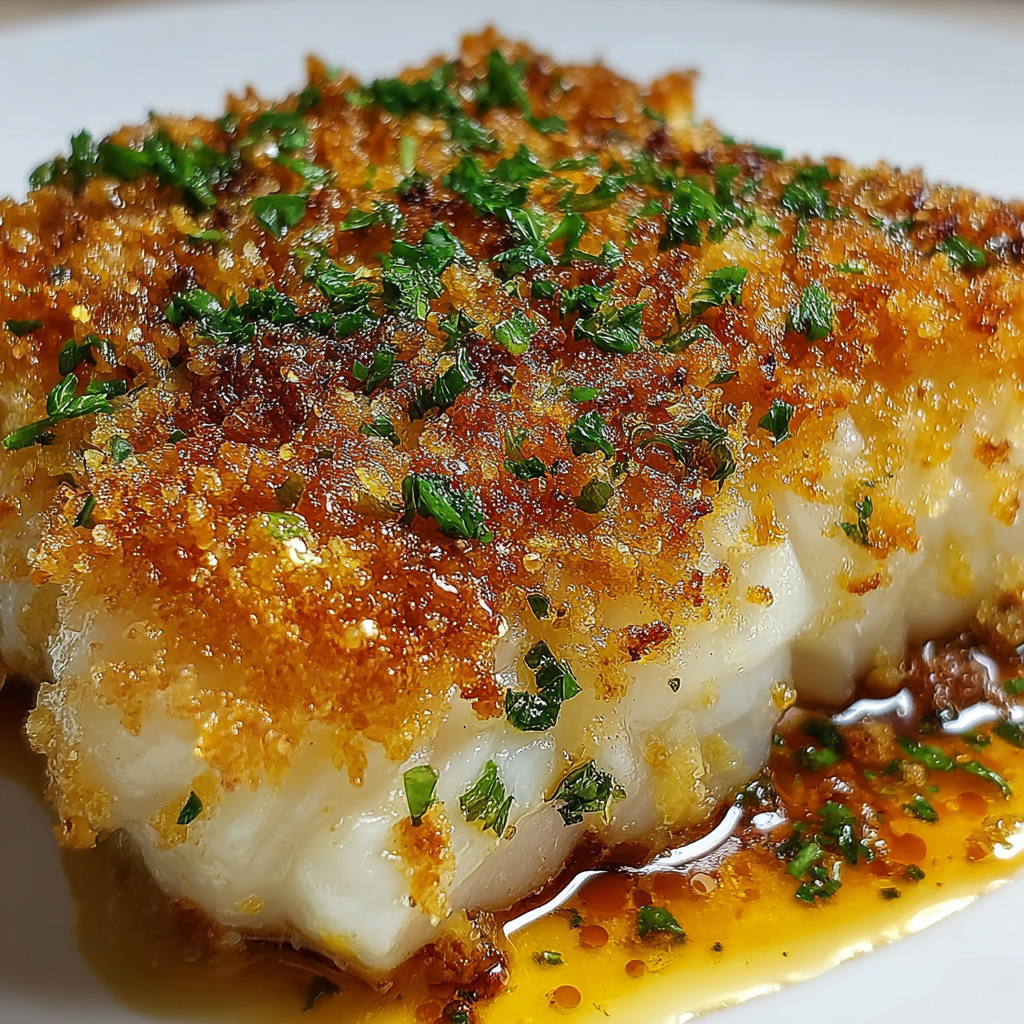 Delicious Boston Baked Cod with Crispy Panko Crust