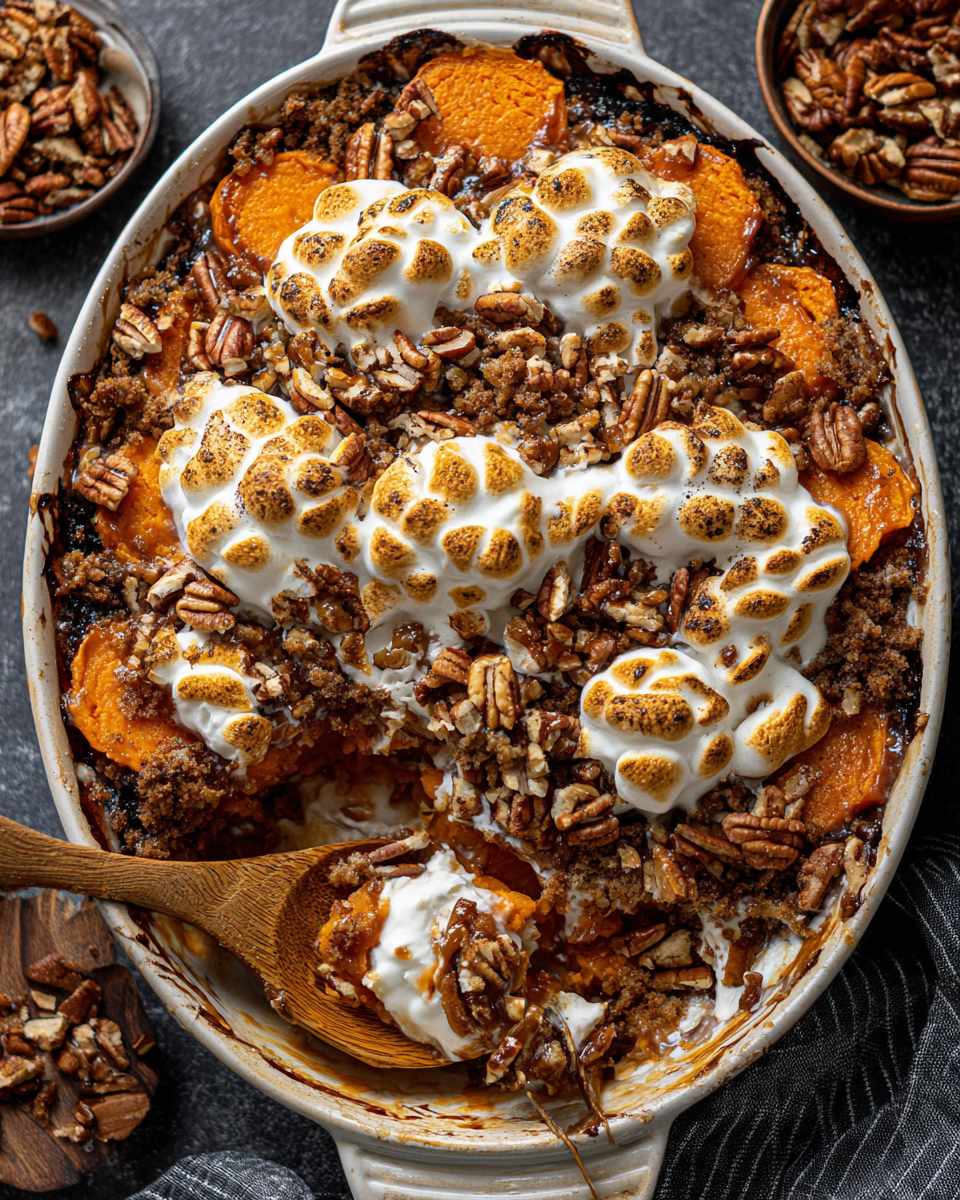 Southern Maple Sweet Potato Casserole Recipe