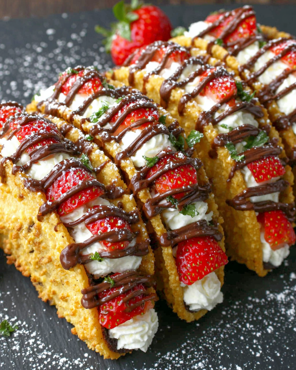 Cheesecake Cookie Dough Tacos That Everyone Demands
