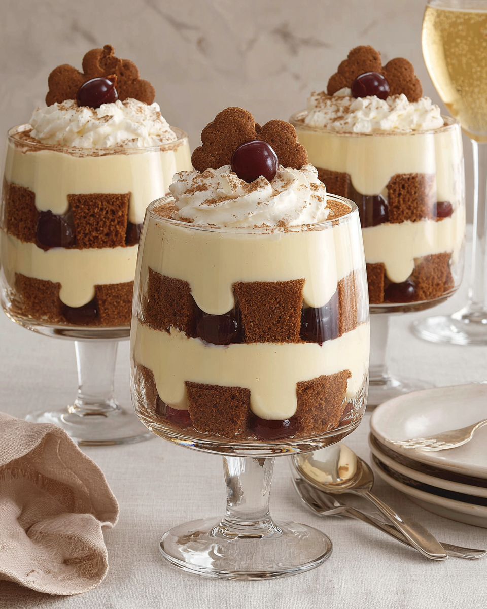 Delightful Sweet Gingerbread Trifle Cups for All
