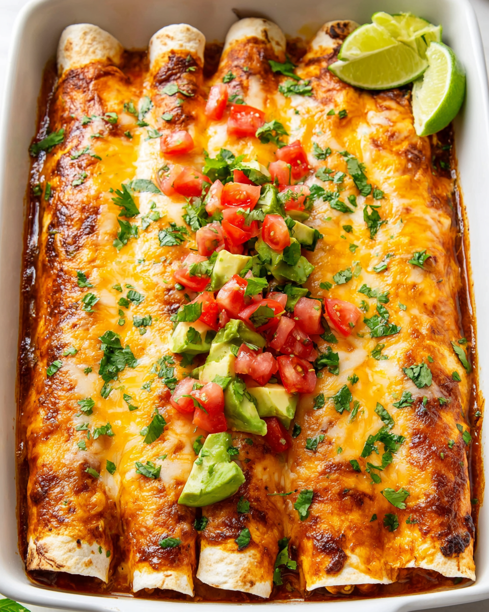 Quick and Easy Chicken Enchiladas for Dinner