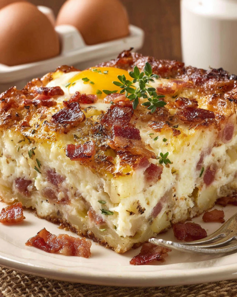 Satisfying Bacon, Potato, and Egg Casserole Recipe