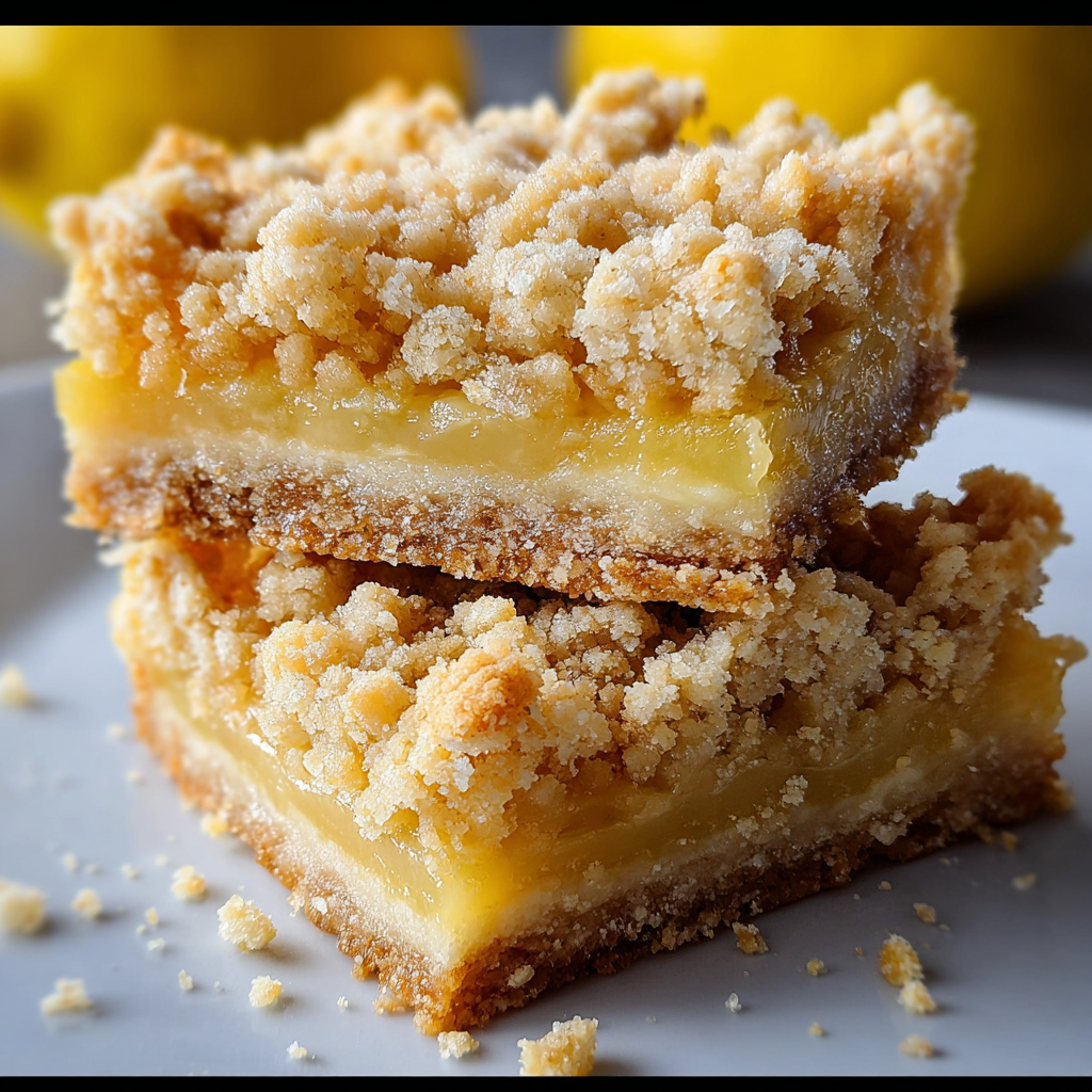 Bright and Delicious Lemon Crumb Bars Recipe