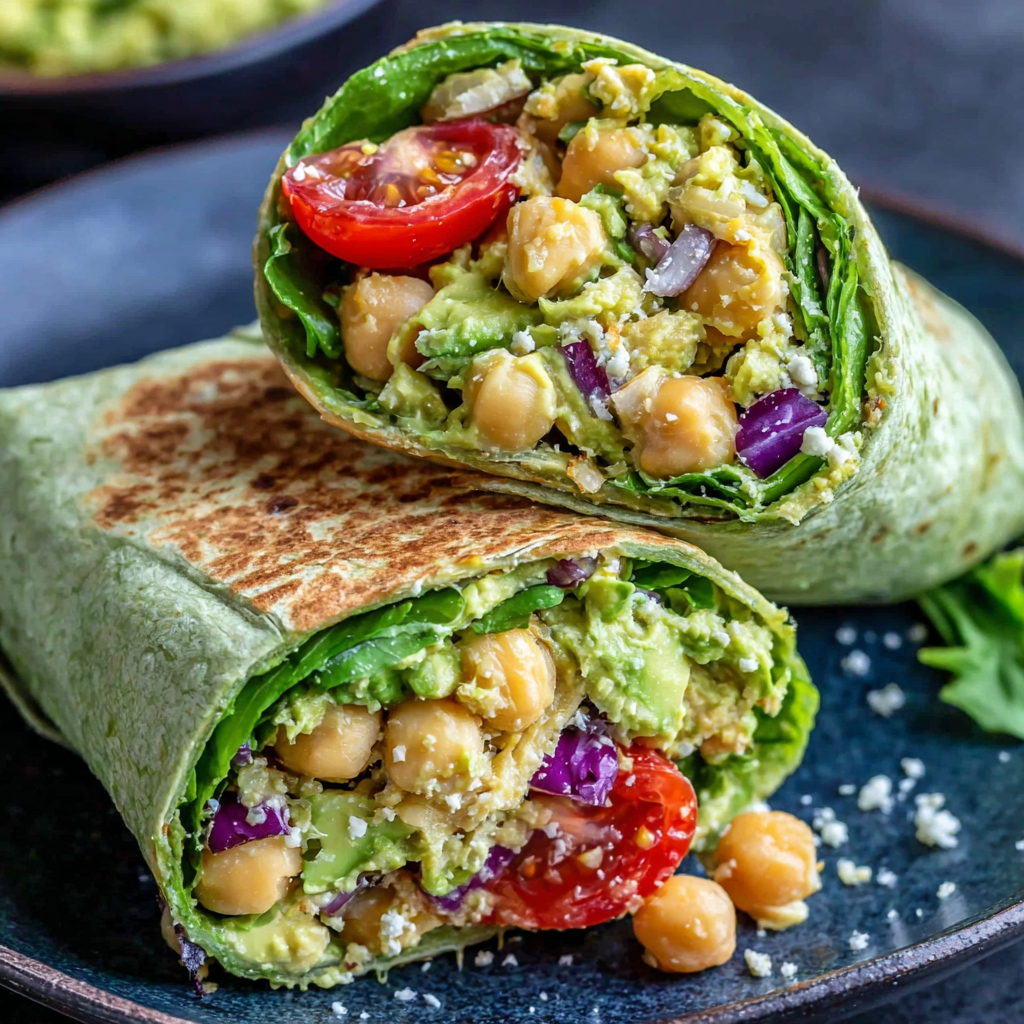 Delicious Avocado Chickpea Salad Wraps for Everyone