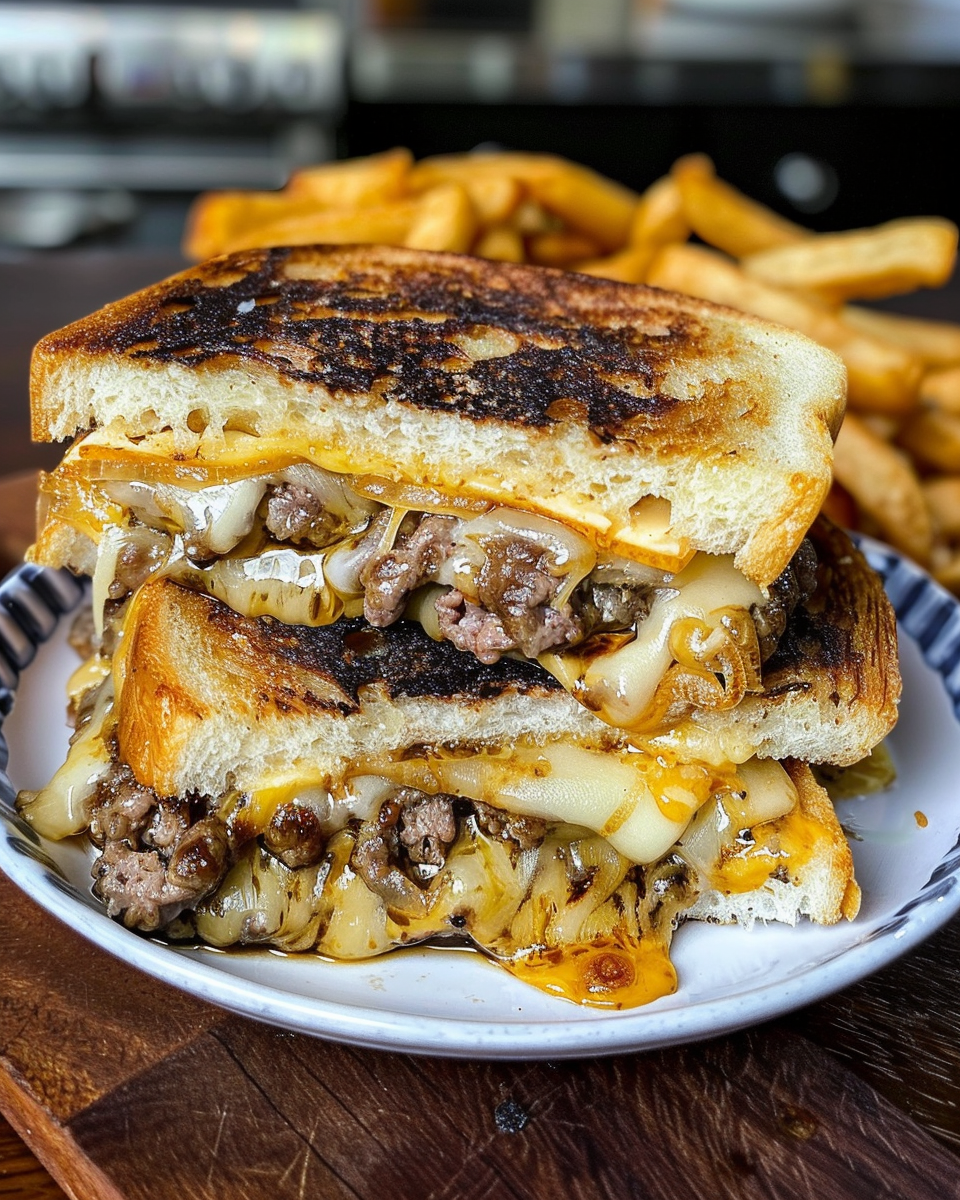 Indulgent Grilled Cheese Burgers for Home Cooks