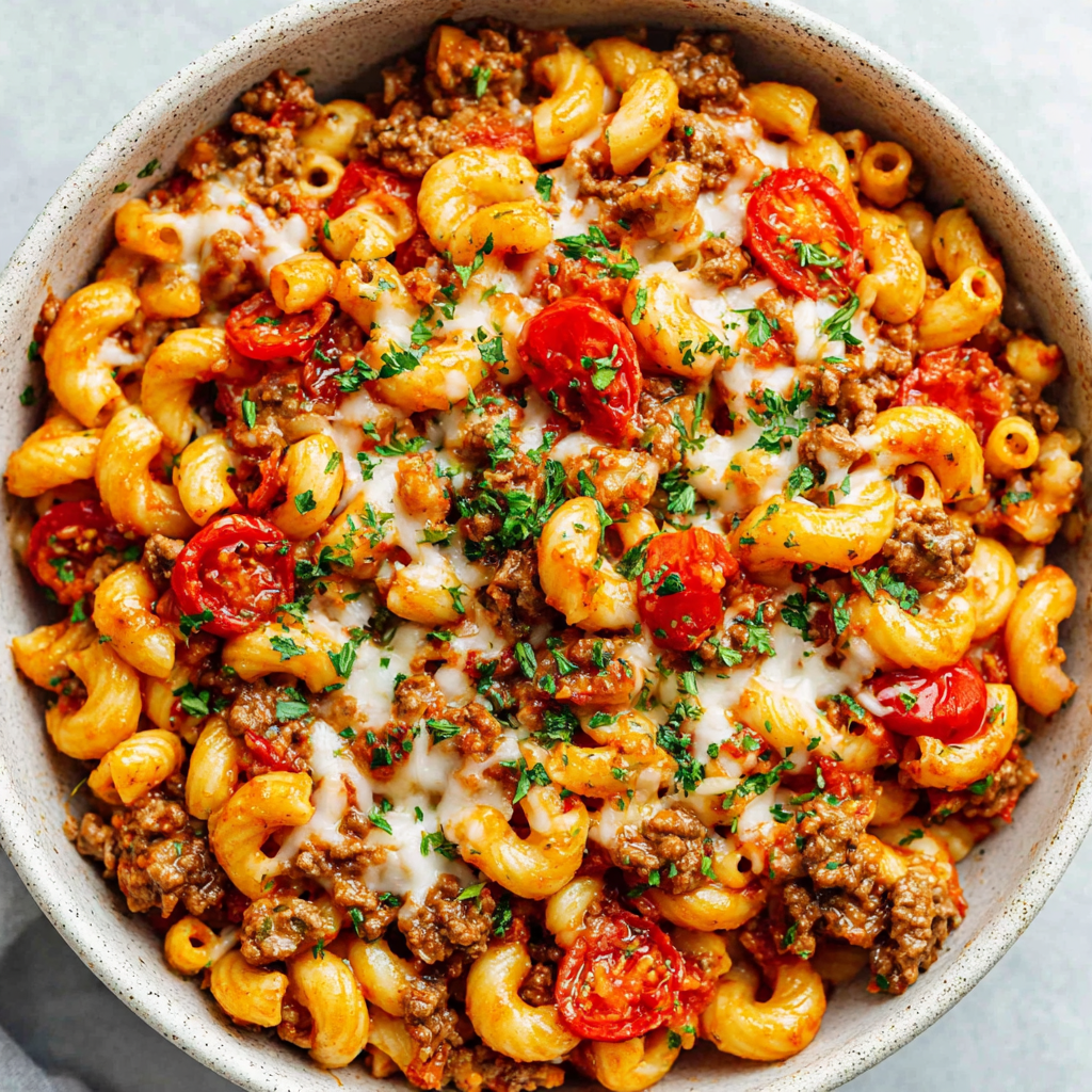 Creamy Cheeseburger Pasta for Cozy Nights