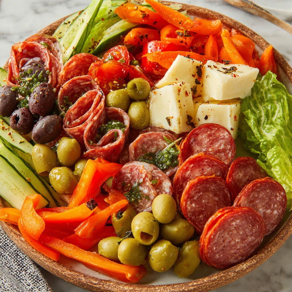 Creating Flavorful Italian Marinated Antipasto
