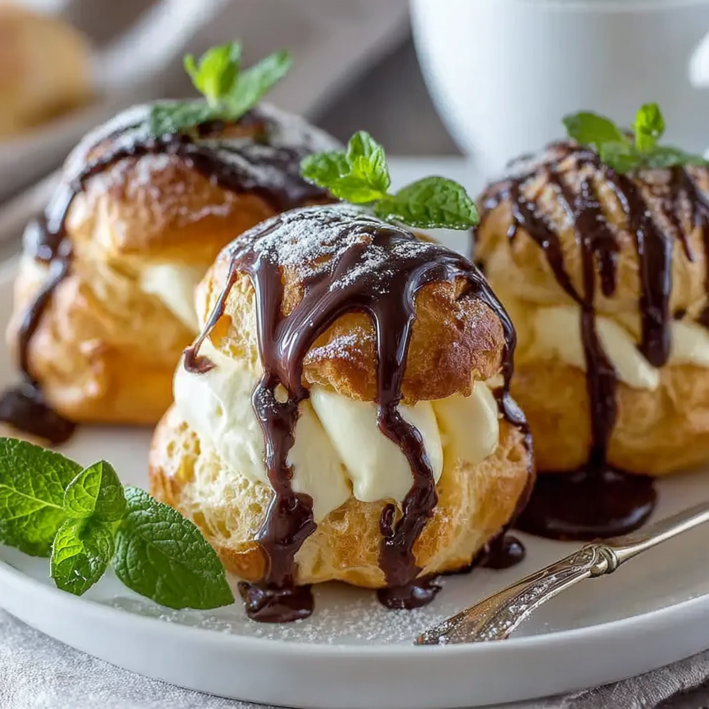 Delicious Chocolate Profiteroles to Savor