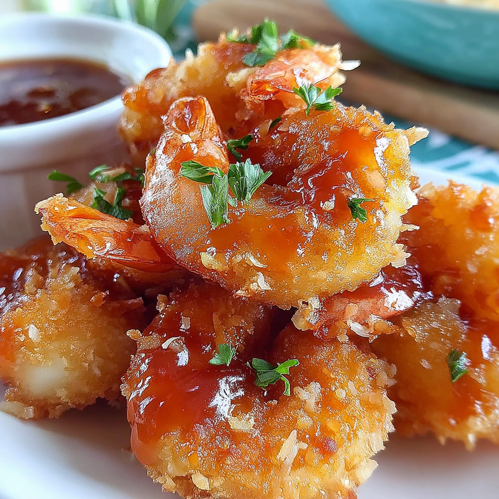 Delicious Coconut Shrimp with Sweet Chili Sauce