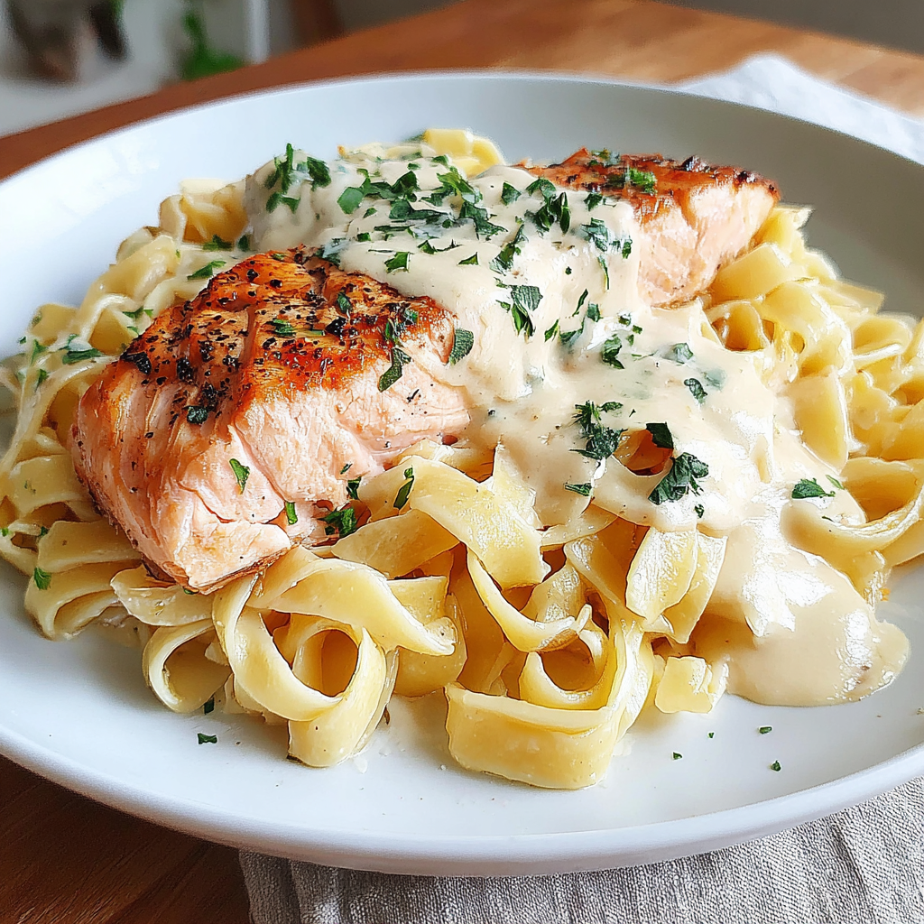 Deliciously Creamy Salmon Pasta to Savor