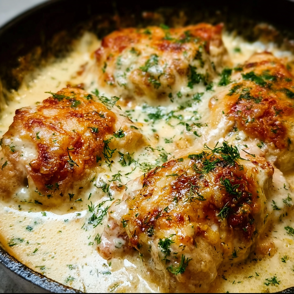 Indulge in Creamy Oven Baked Chicken Tonight