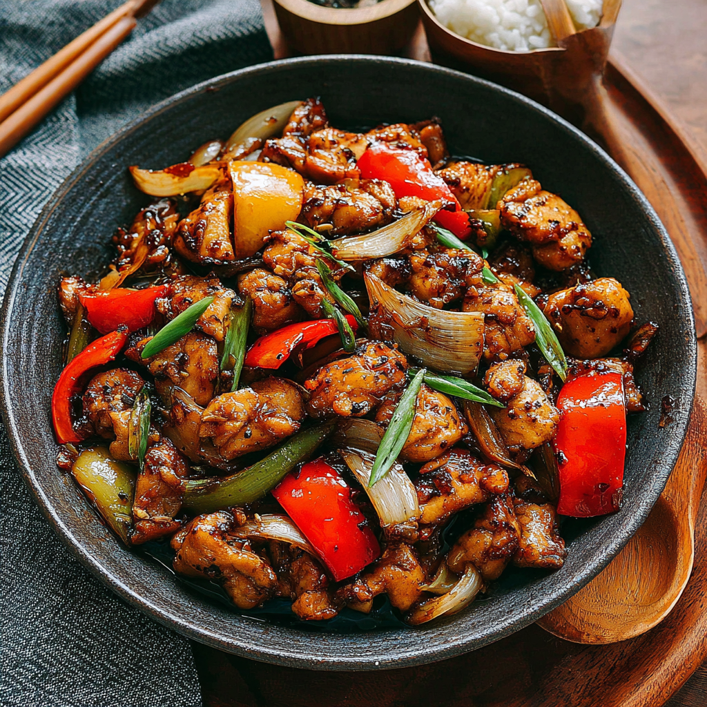 Savor the Spice: A Delightful Black Pepper Chicken