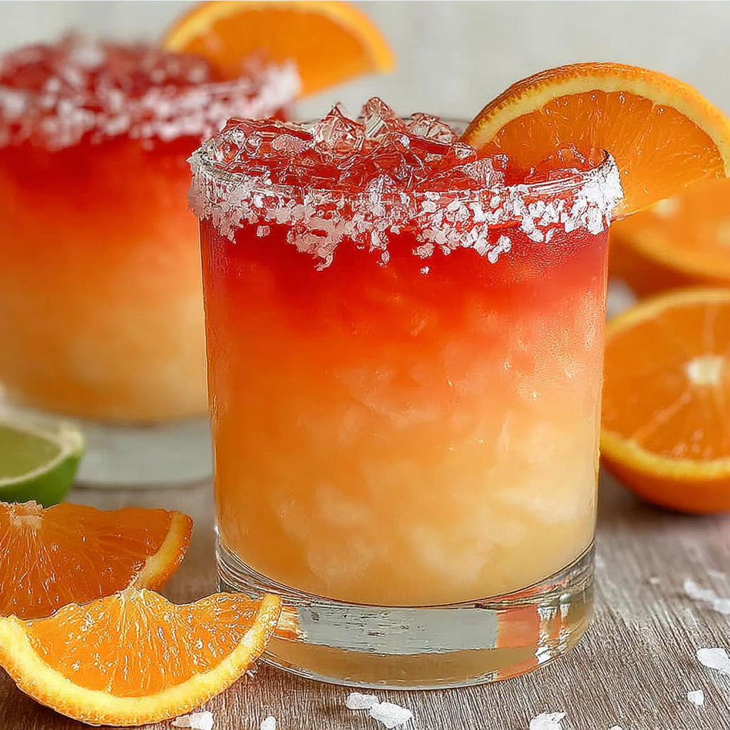 Refreshing Tequila Sunrise Margarita Recipe
