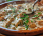 Creamy Chicken Mushroom Casserole with Herbs (One-Pan Recipe)