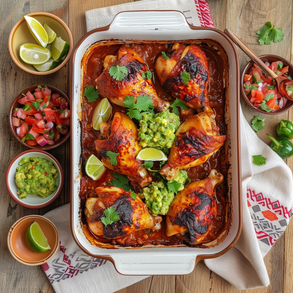 how to make Spicy Mexican Chicken Casserole With Cheese & Tortilla Layers step by step
