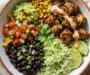 Flavorful One-Pot Chicken Burrito Bowl With Cilantro Lime Rice