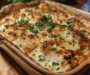Garlic Parmesan Chicken Cauliflower Rice Bake (Low-Carb)