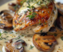 Creamy Chicken & White Wine Sauce with Mushrooms & Thyme